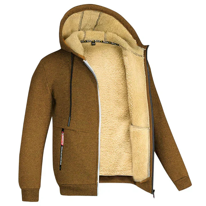 Valenzora | Kapuzenpullover mit Fleece-Futter und Reißverschluss