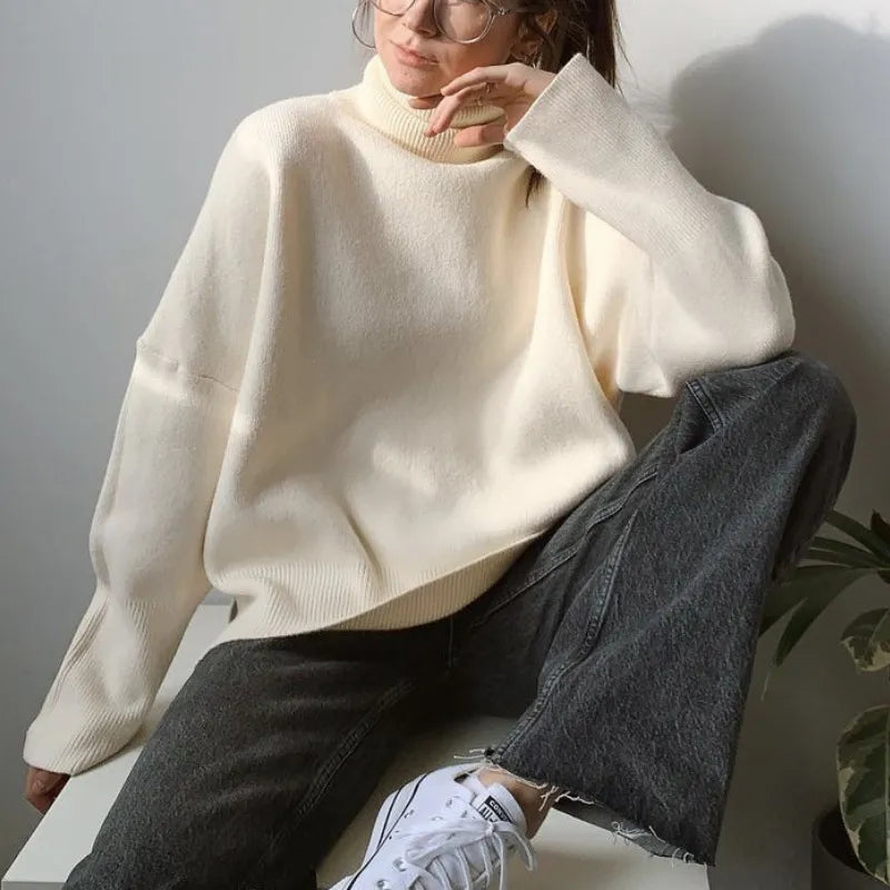 Valenzora | Stylische klassische Rollkragenpullover für Damen im Herbst