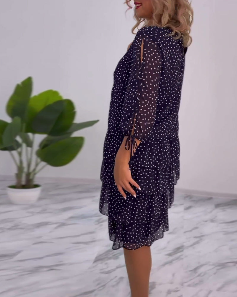 Valenzora | Stylish autumn dress with elegance