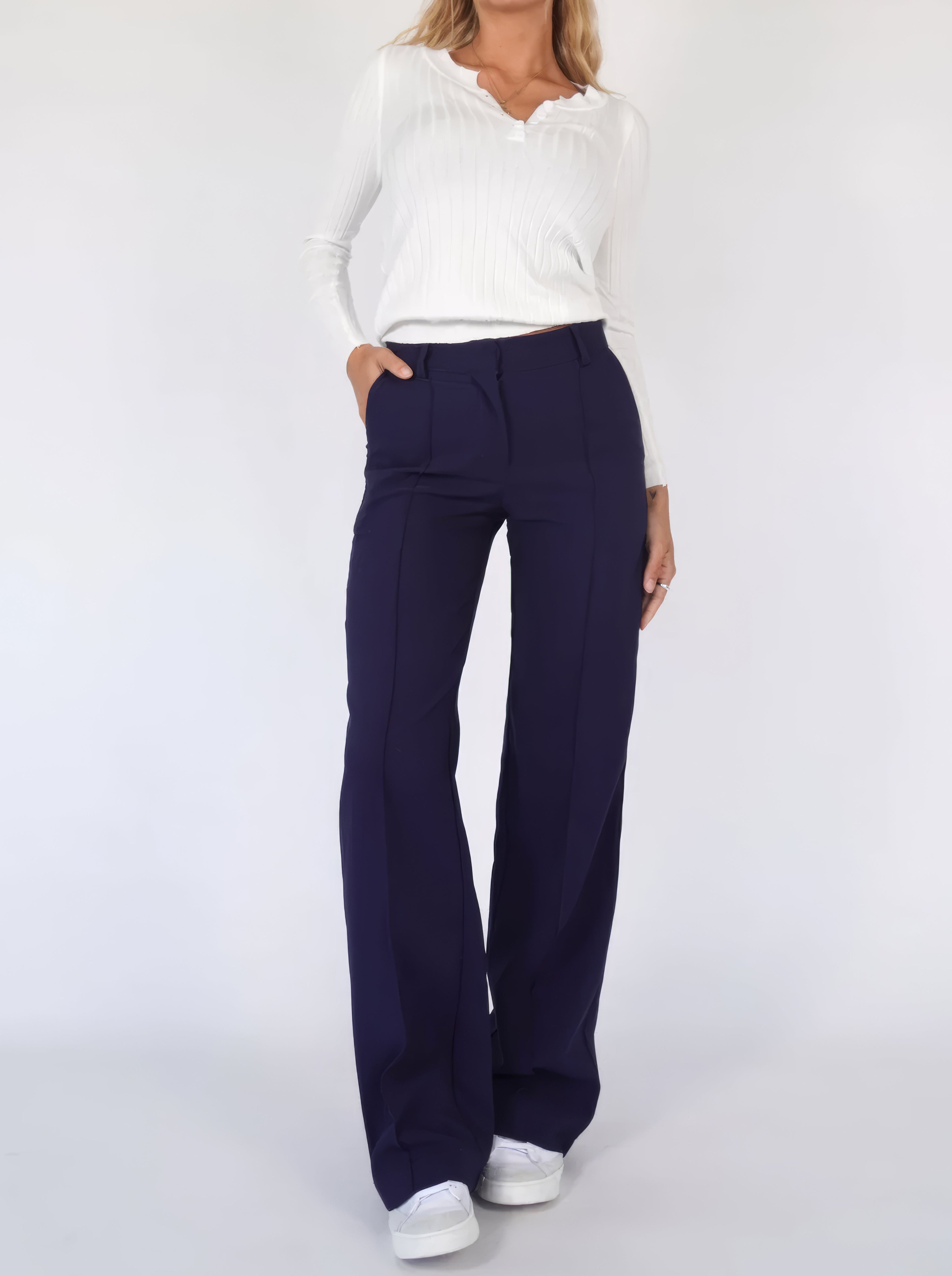 Valenzora | Zeitlose Klassische High-Waist Hose
