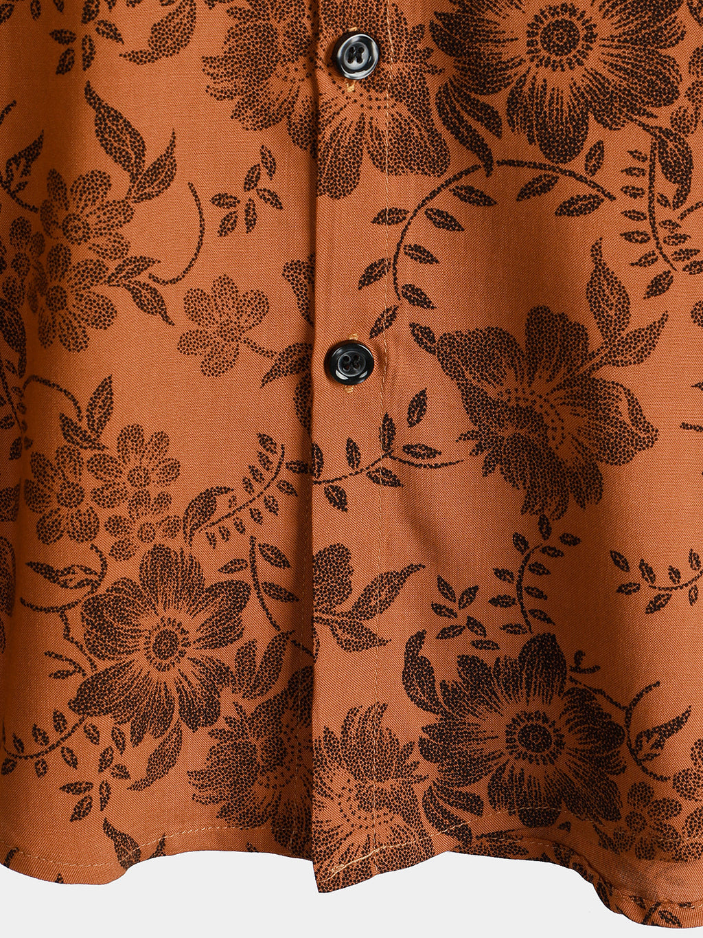 Valenzora | Retro Floral Pattern Short Sleeves
