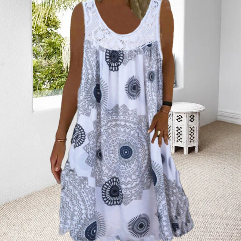 Valenzora | Sleeveless Plus Size Summer Dress