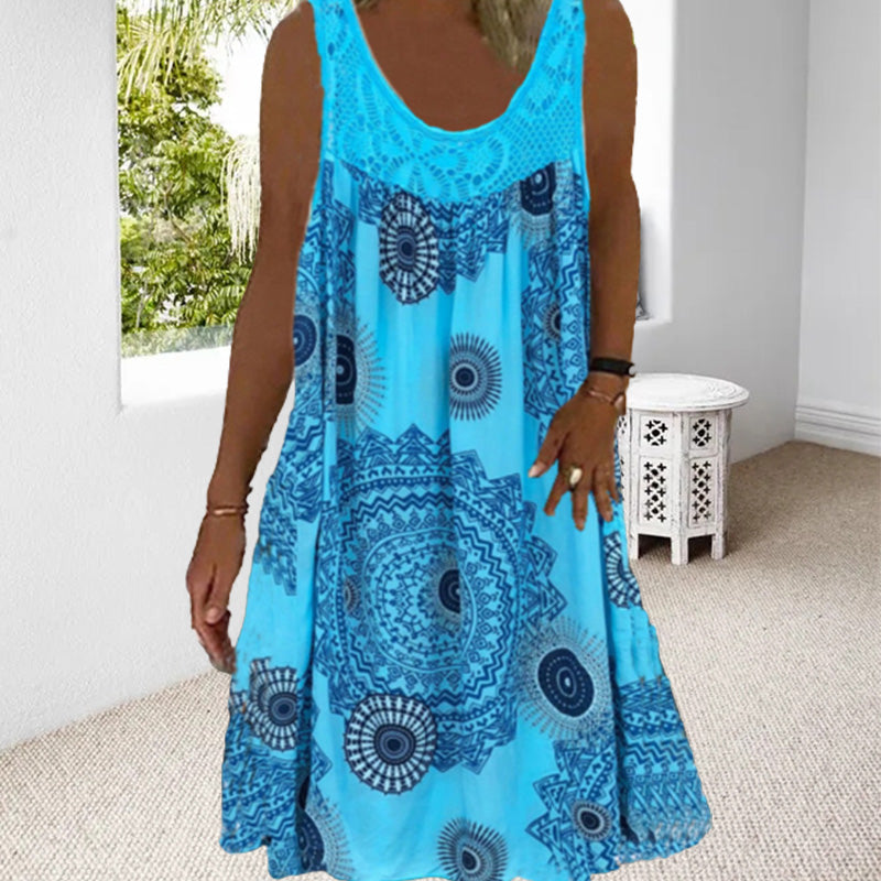 Valenzora | Sleeveless Plus Size Summer Dress