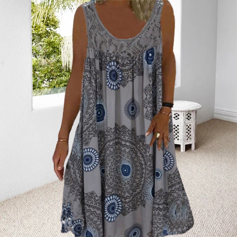 Valenzora | Sleeveless Plus Size Summer Dress