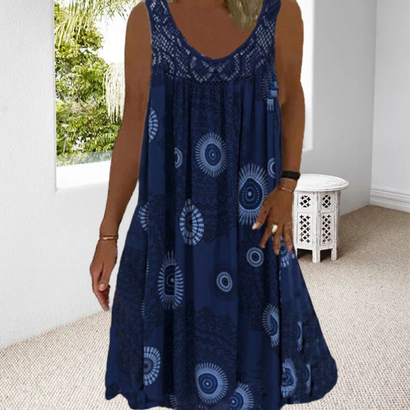 Valenzora | Sleeveless Plus Size Summer Dress