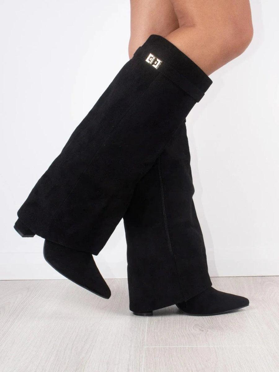 Valenzora | High Boots for Women with Hidden Heel and Modern Design