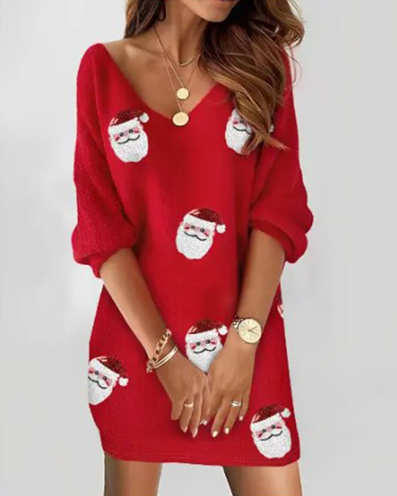 Valenzora | Dress with Little Santas