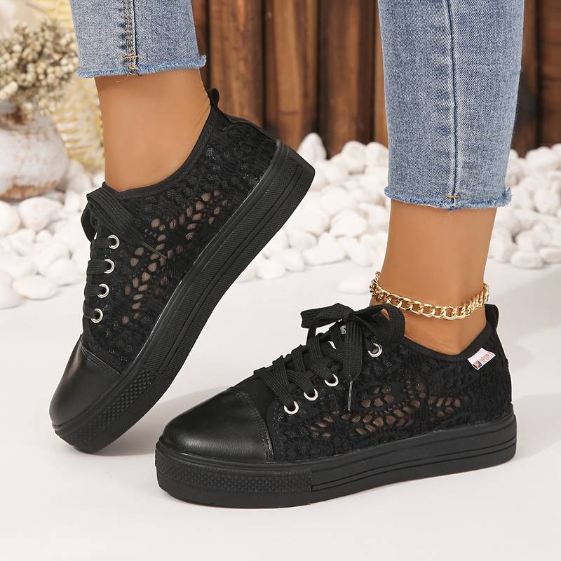 Valenzora | Stylishe und luftige Sneaker aus Spitze