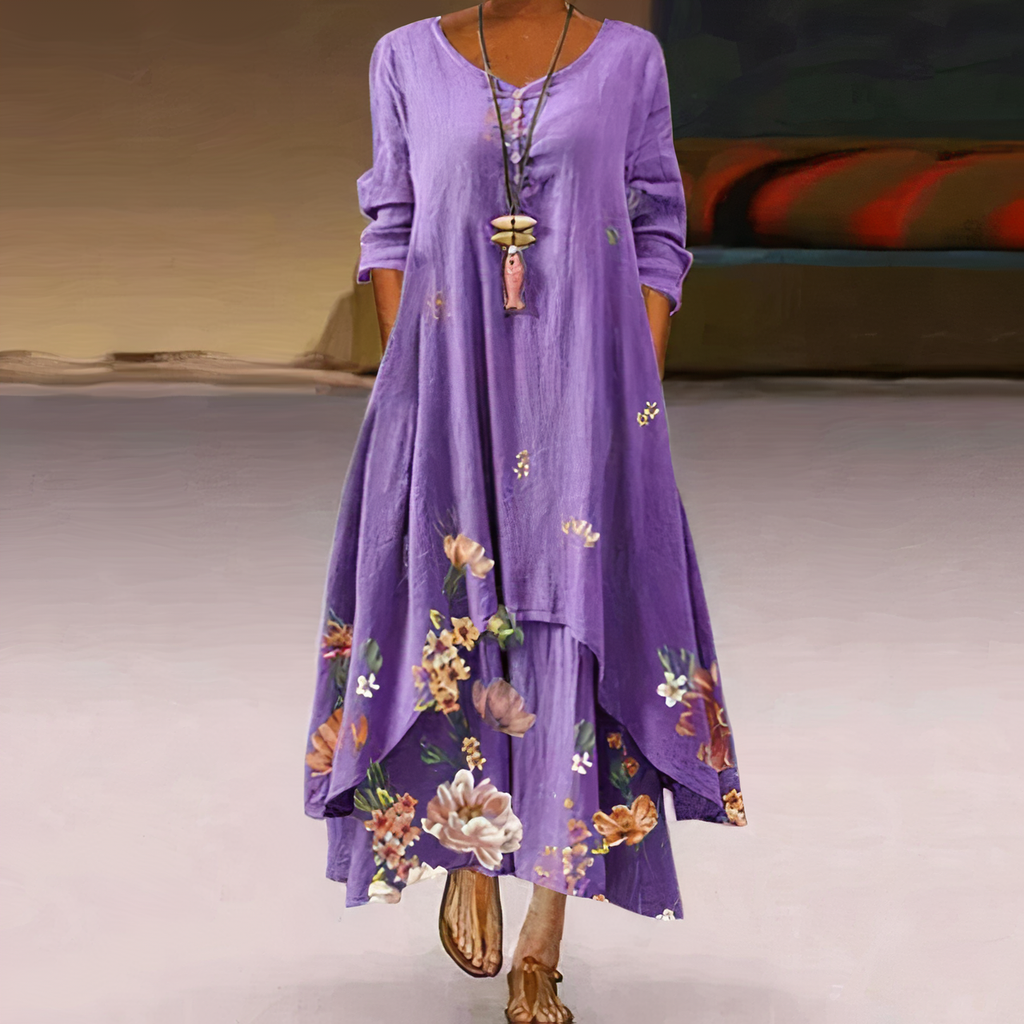 Valenzora | Elegant cotton dress Fashionable