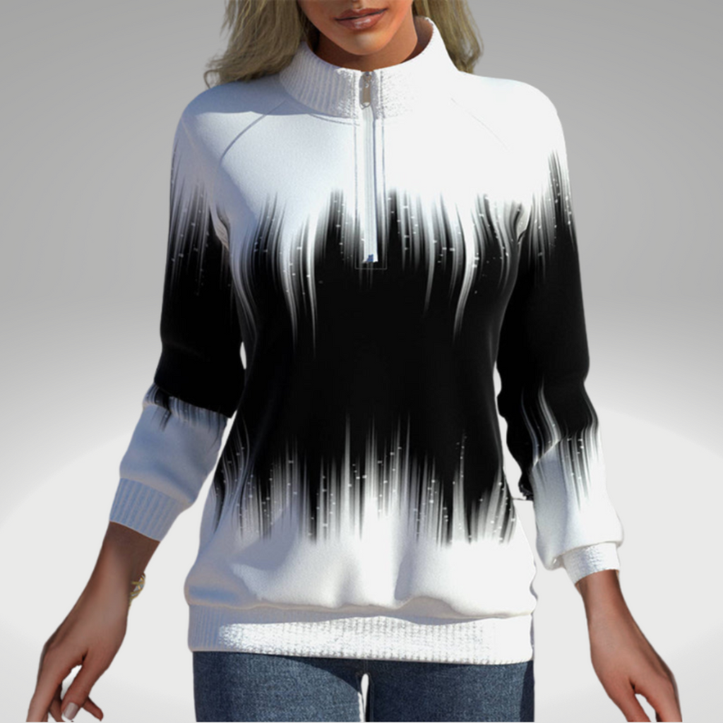 Valenzora - Women's sweatshirt with gradient print