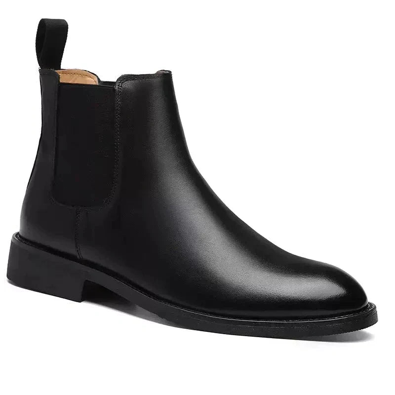 Valenzora | Luxuriöse Chelsea Boots aus Kalbsveloursleder mit Lederdecksohle