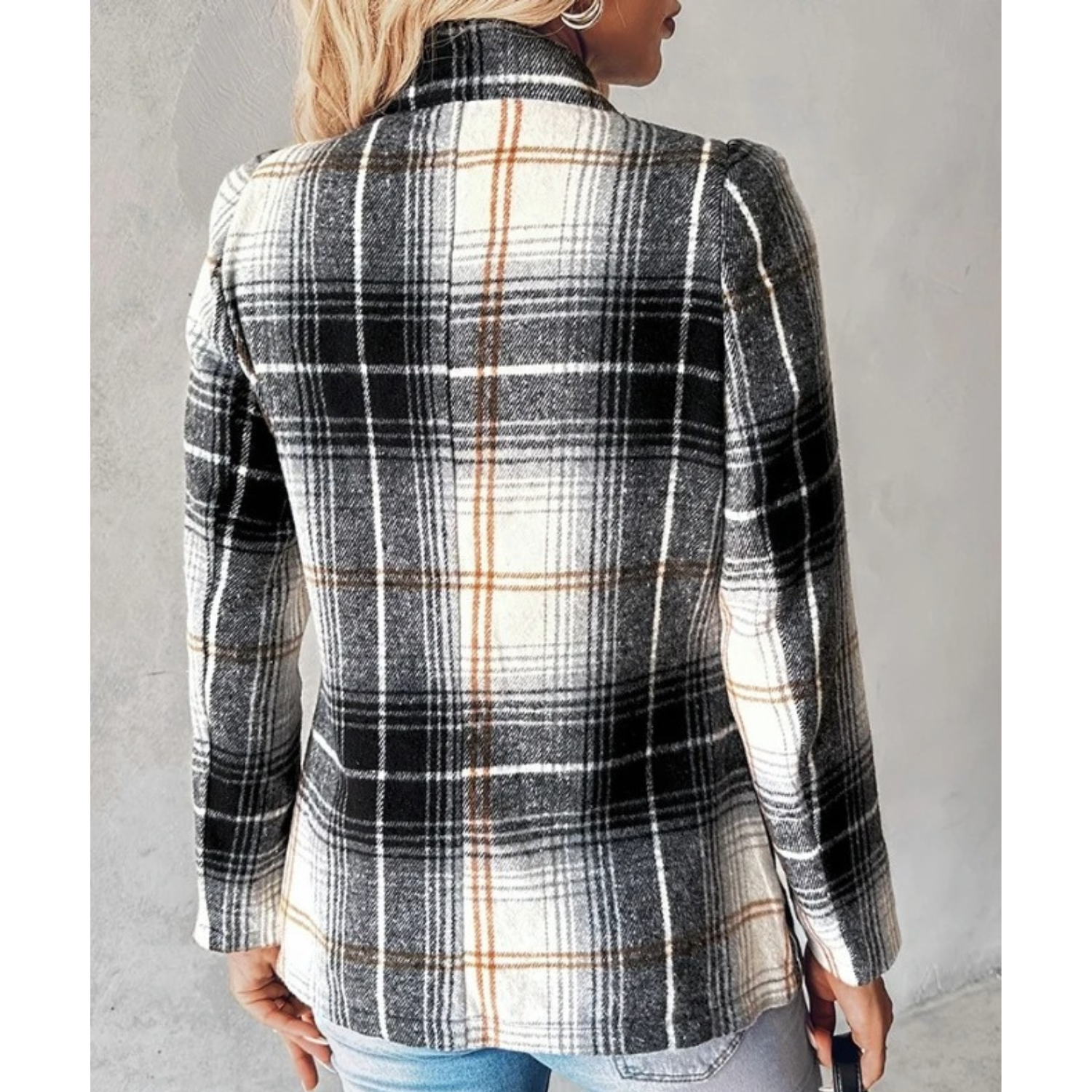 Valenzora – Eleganter Blazer mit Karomuster