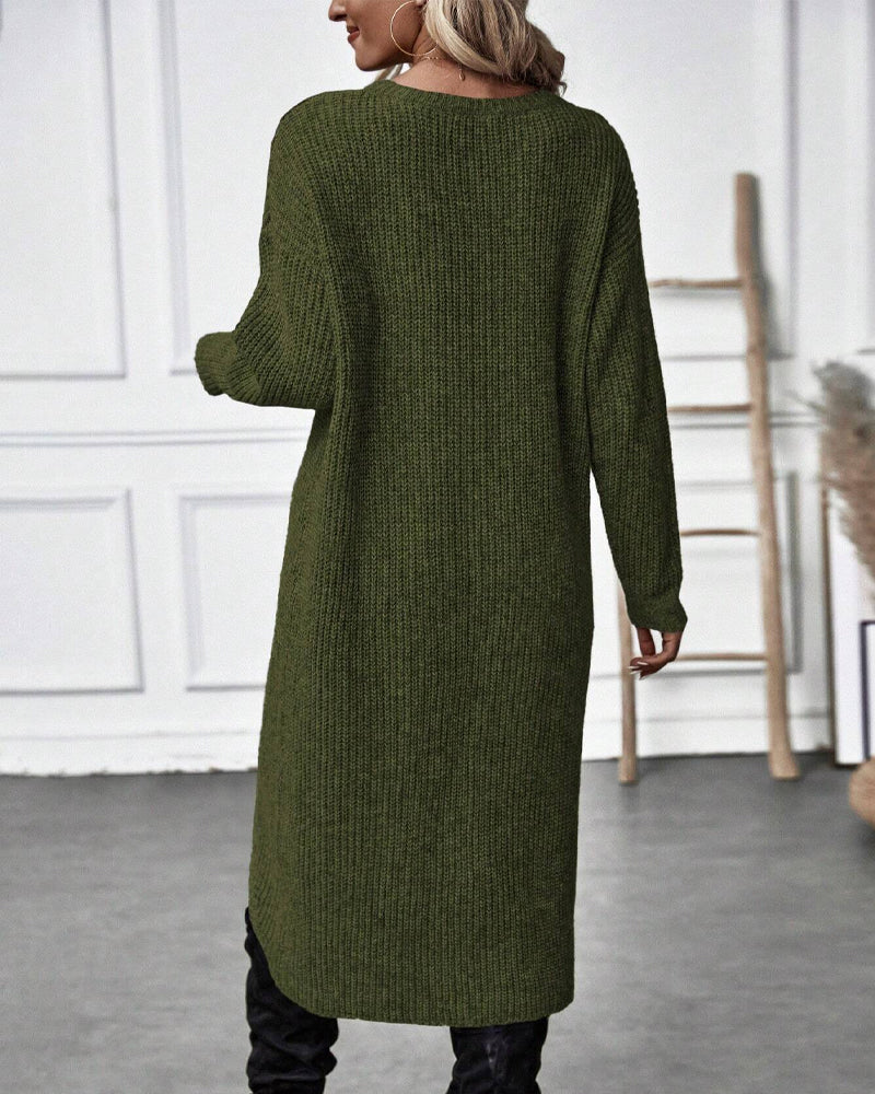 Valenzora | Winter-Strickkleid – Stilvoll und warm für die kalte Jahreszeit