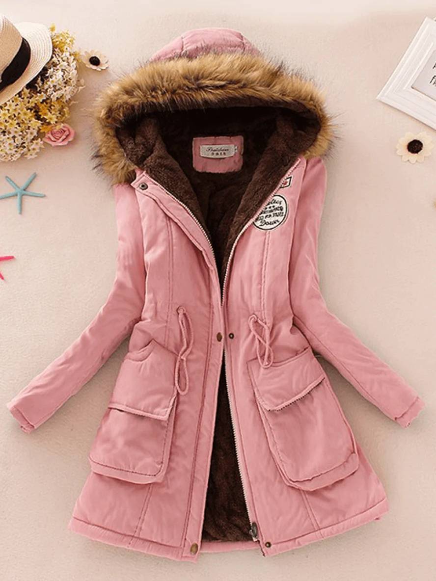 Valenzora | Women's parka in mid-length style with zipper