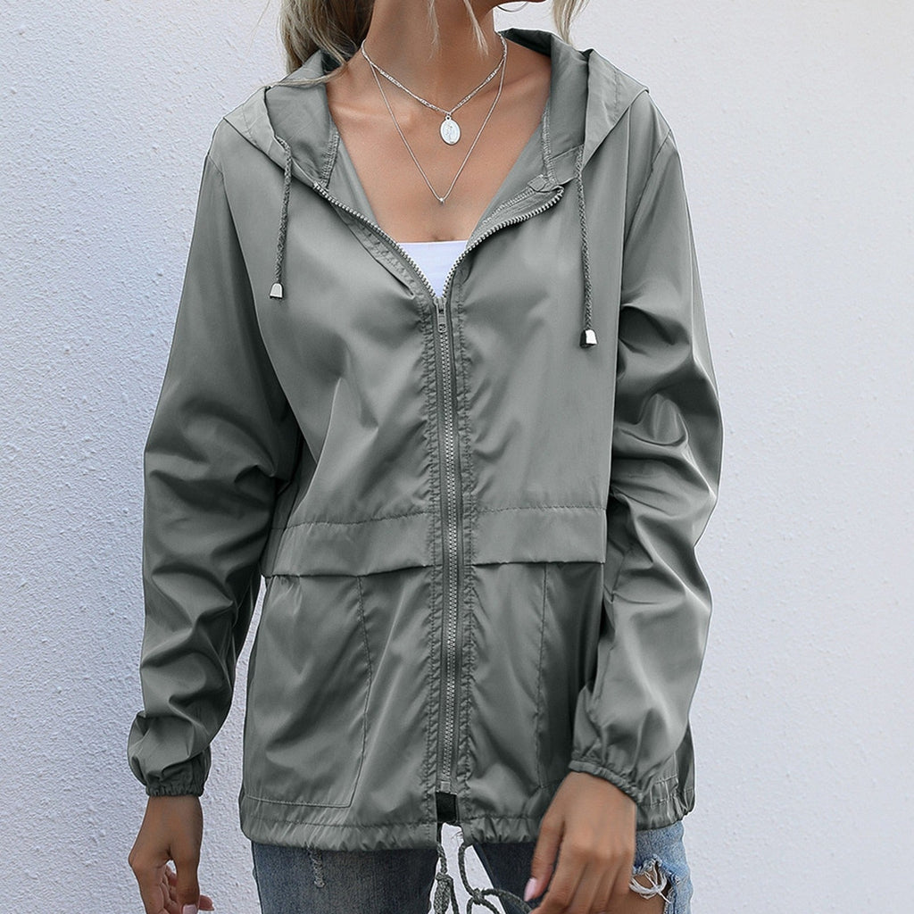 Valenzora Windbreaker | Winddichter Regenmantel für Damen