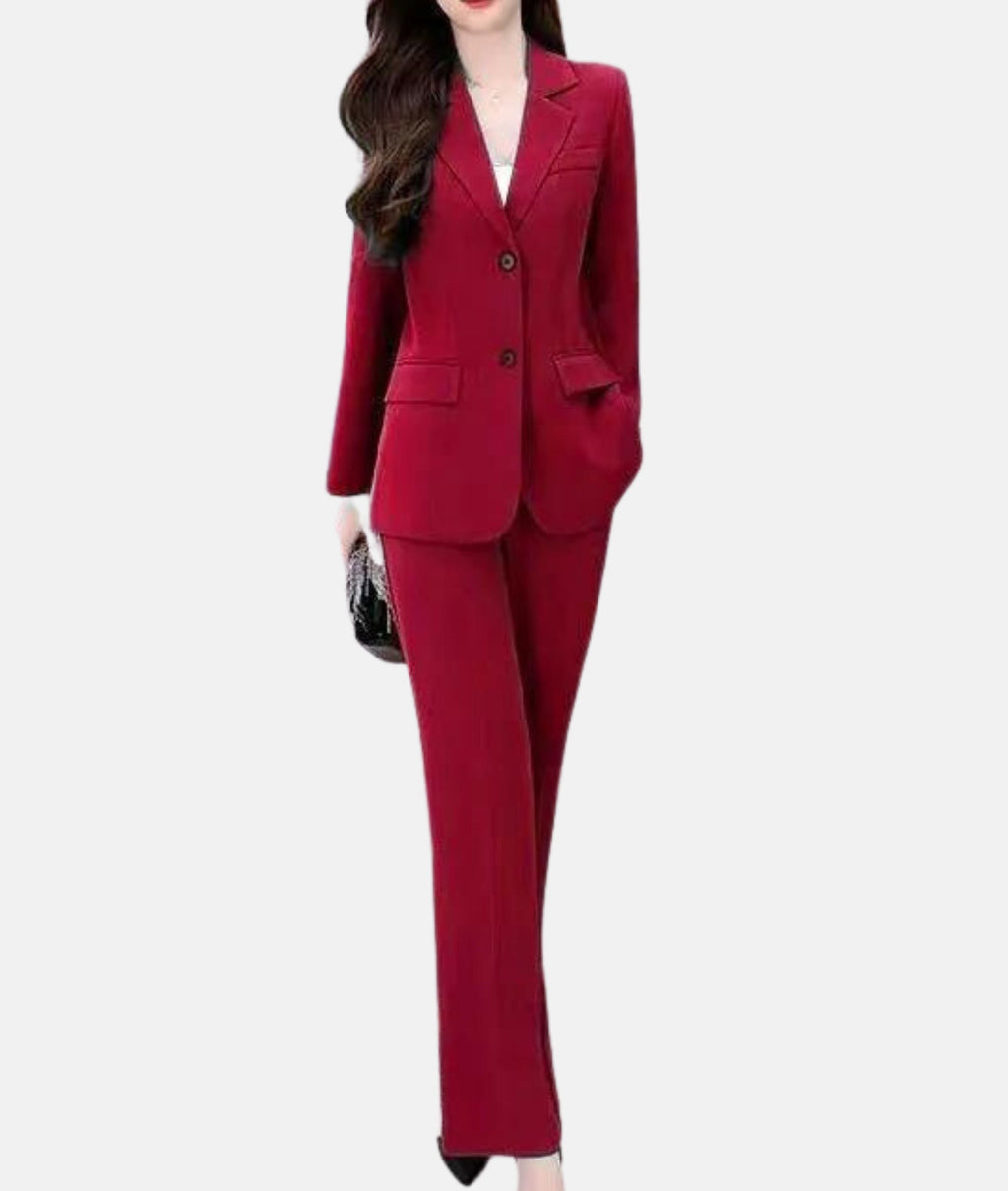 Valenzora | Eleganter Hosenanzug mit tailliertem Blazer