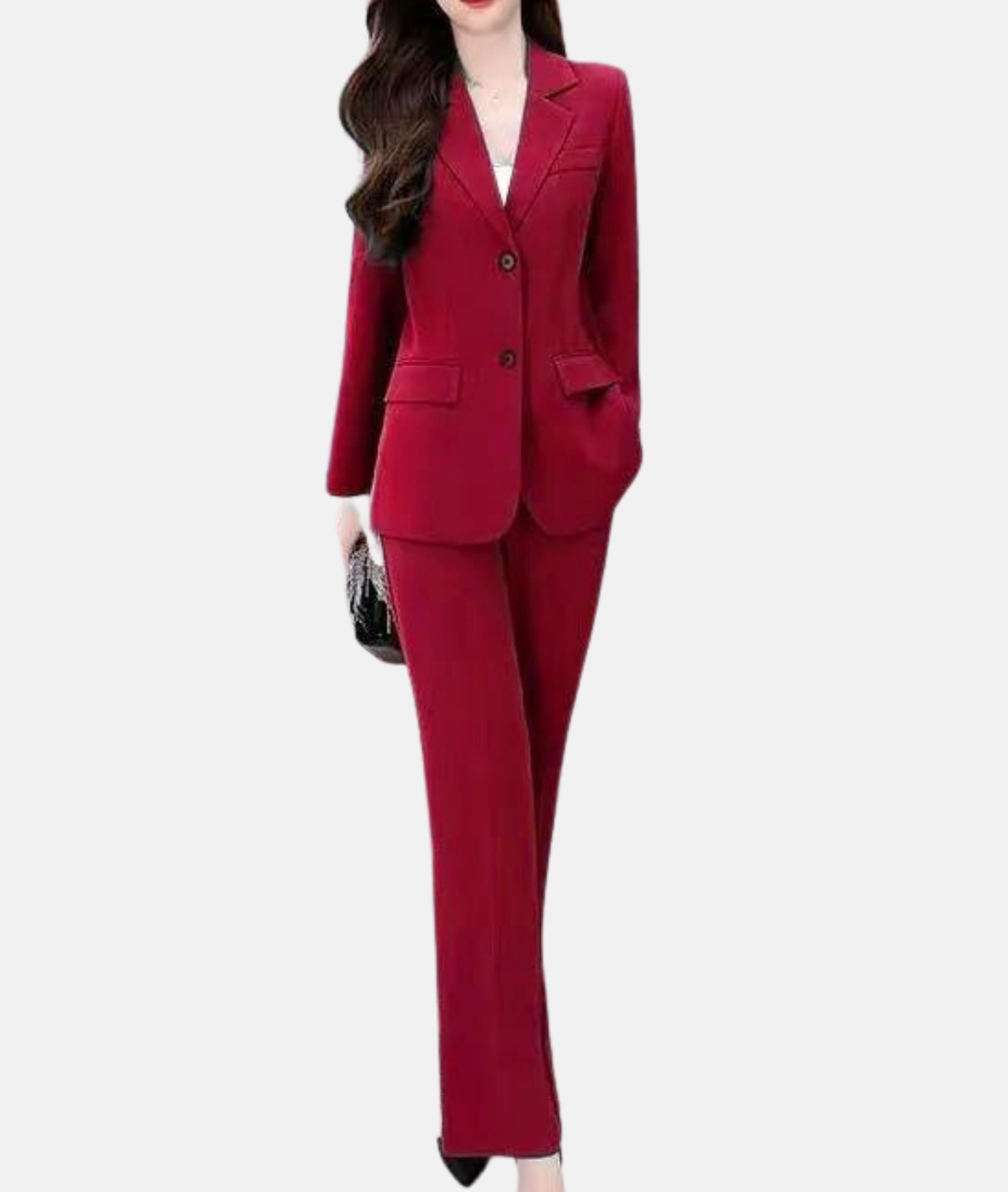 Valenzora | Elegant trouser suit with tailored blazer