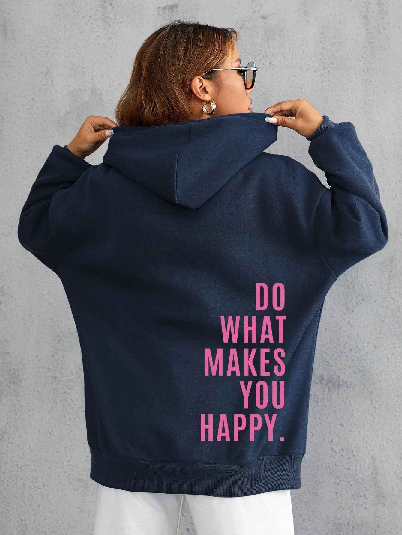 Valenzora – Damen-Kapuzenpullover – Lässiger Streetstyle mit Schriftzug