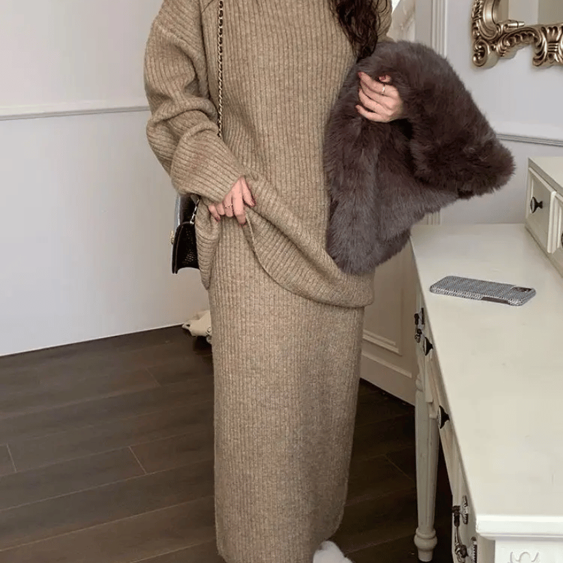 Valenzora | Two-piece knitted set for women
