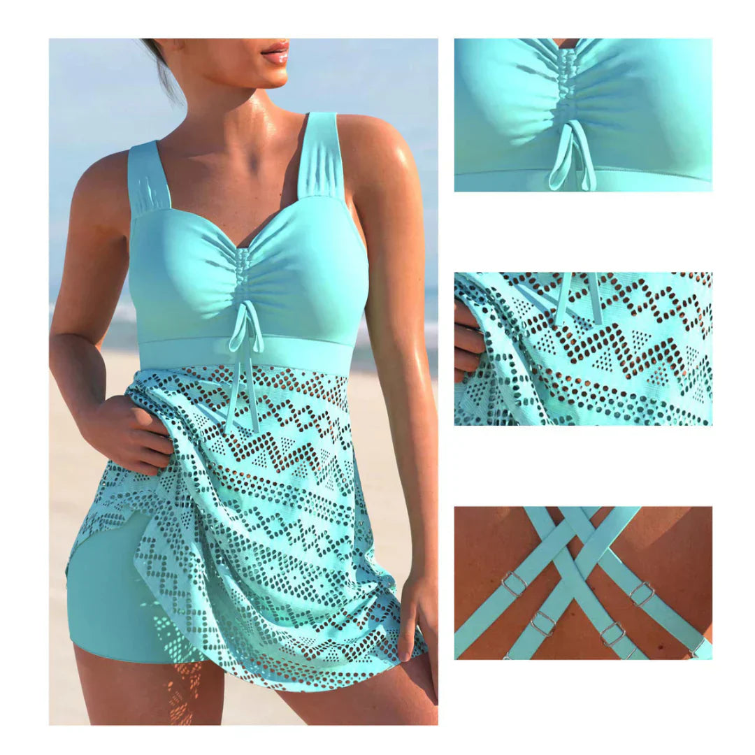 Valenzora | Komfort: Gepolstertes Tankini-Set für Strand- und Pooltage