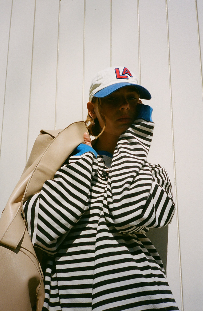 Valenzora | Striped Oversized Sweater Stylish, Warm and Playful