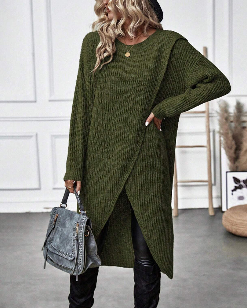 Valenzora | Winter-Strickkleid – Stilvoll und warm für die kalte Jahreszeit