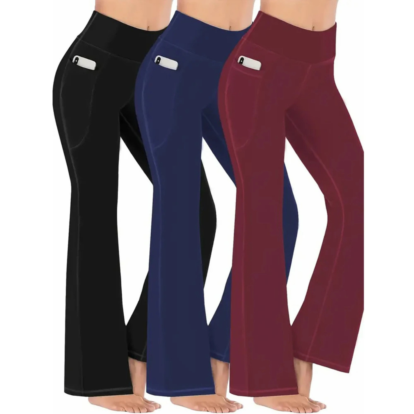 Valenzora | Soft flared trousers with high