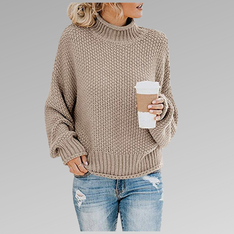 Schöner grob gestrickter Pullover