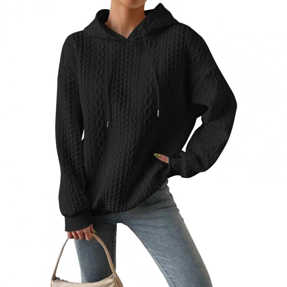 Valenzora | Bequemer, übergroßer, gewebter Hoodie mit Kapuze