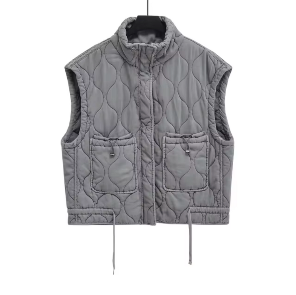 Valenzora | Padded sleeveless cotton vest for women
