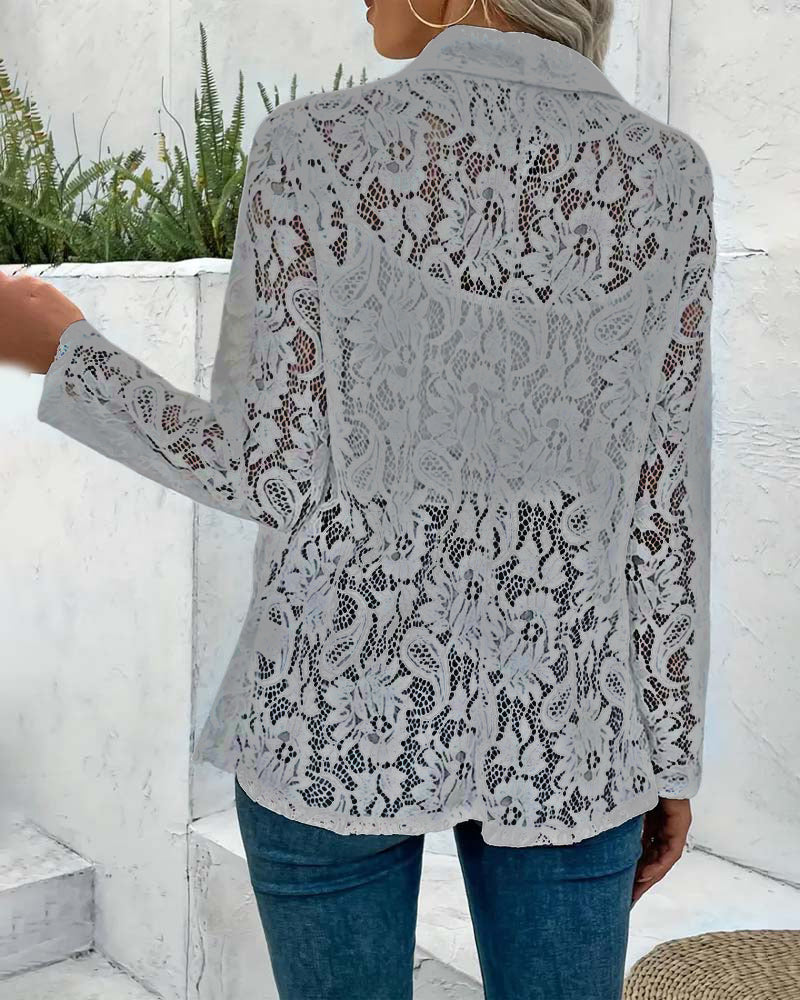 Valenzora | Elegant blazer with lace