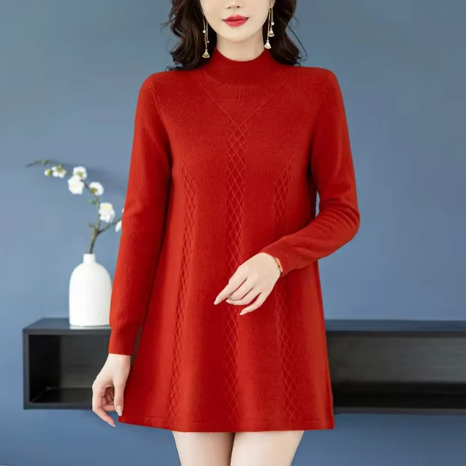 – Strickkleid
