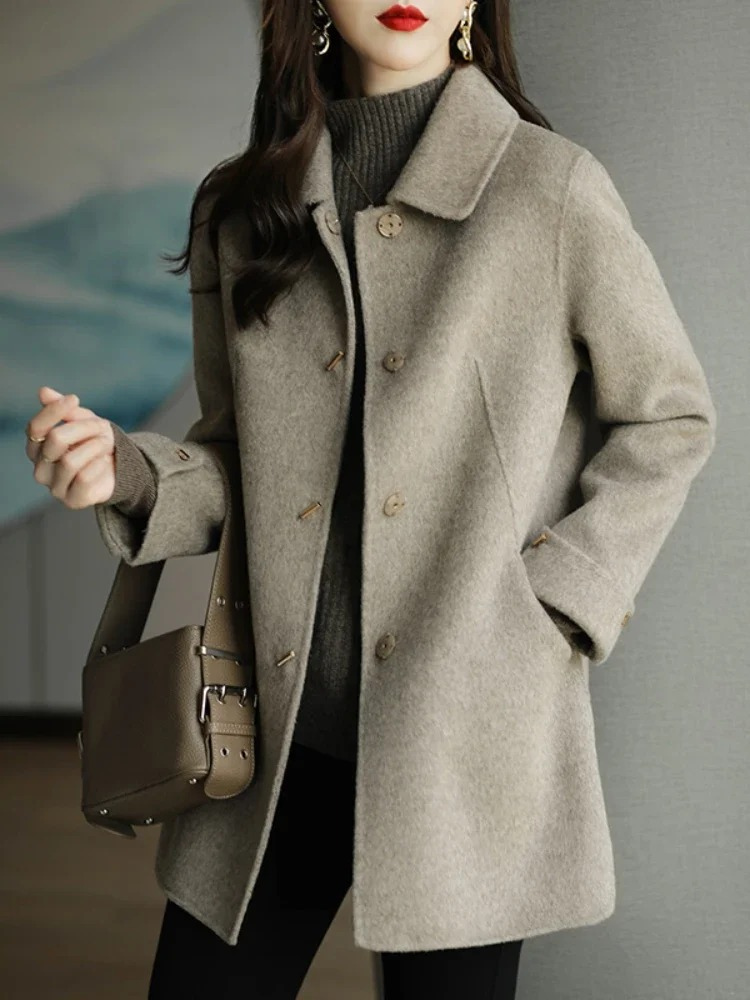 Valenzora | Klassischer Trenchcoat mit Reverskragen