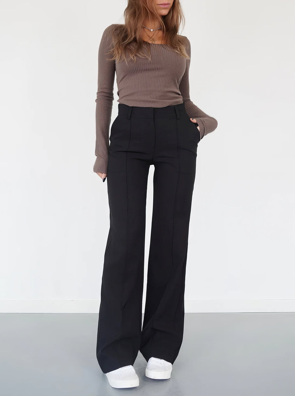 Valenzora | Zeitlose Klassische High-Waist Hose