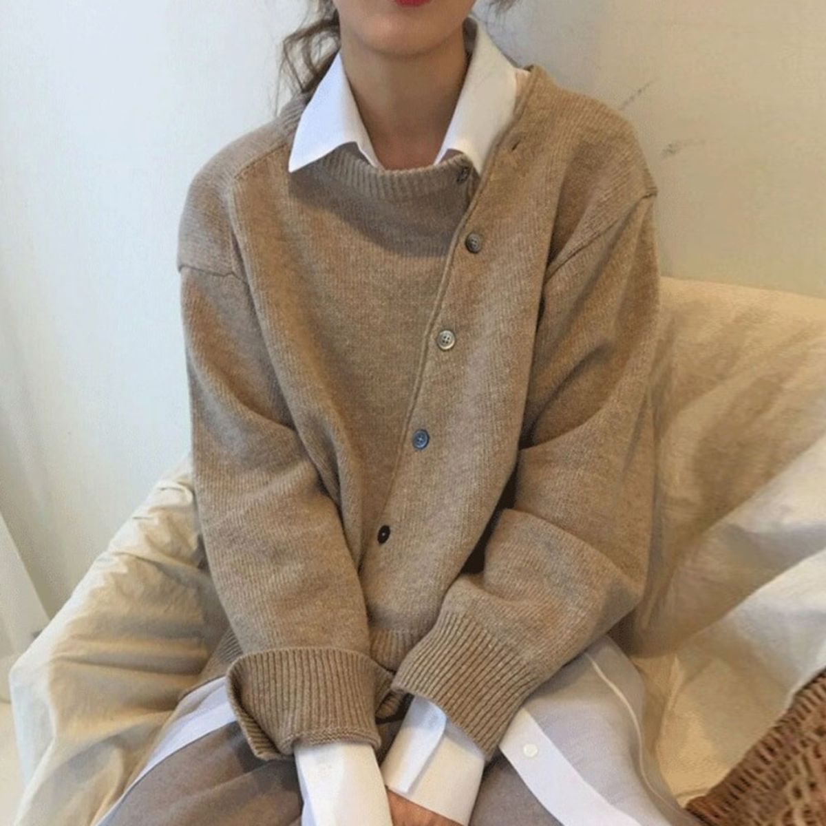 Cashmere knitted fashion knitter