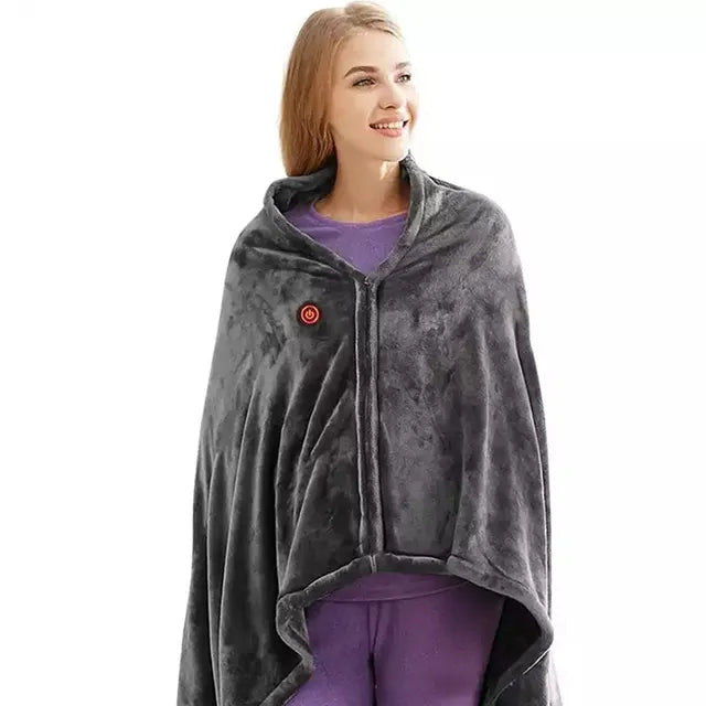 Valenzora | USB Heated Blanket Adjustable Temperature Ultimate Comfort