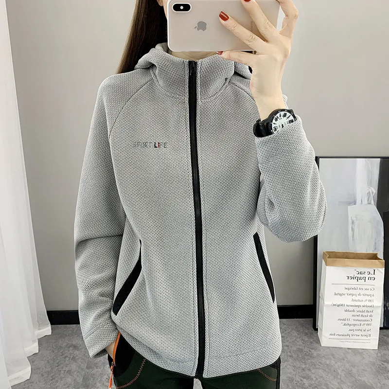 Valenzora | Women's Fleece Jacket, Lightweight and Breathable with Zipper