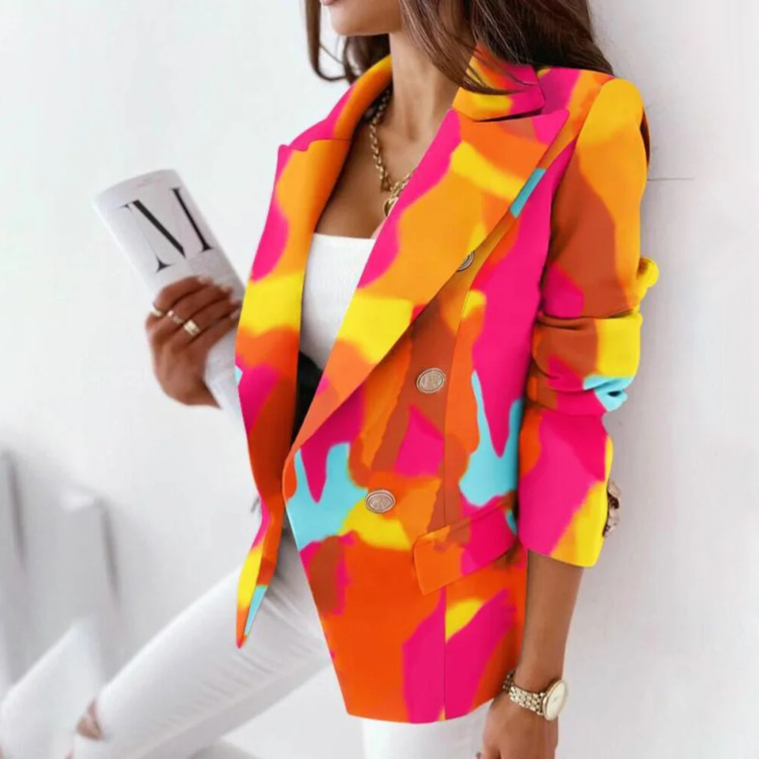 Valenzora – Damen-Blazer mit Reverskragen
