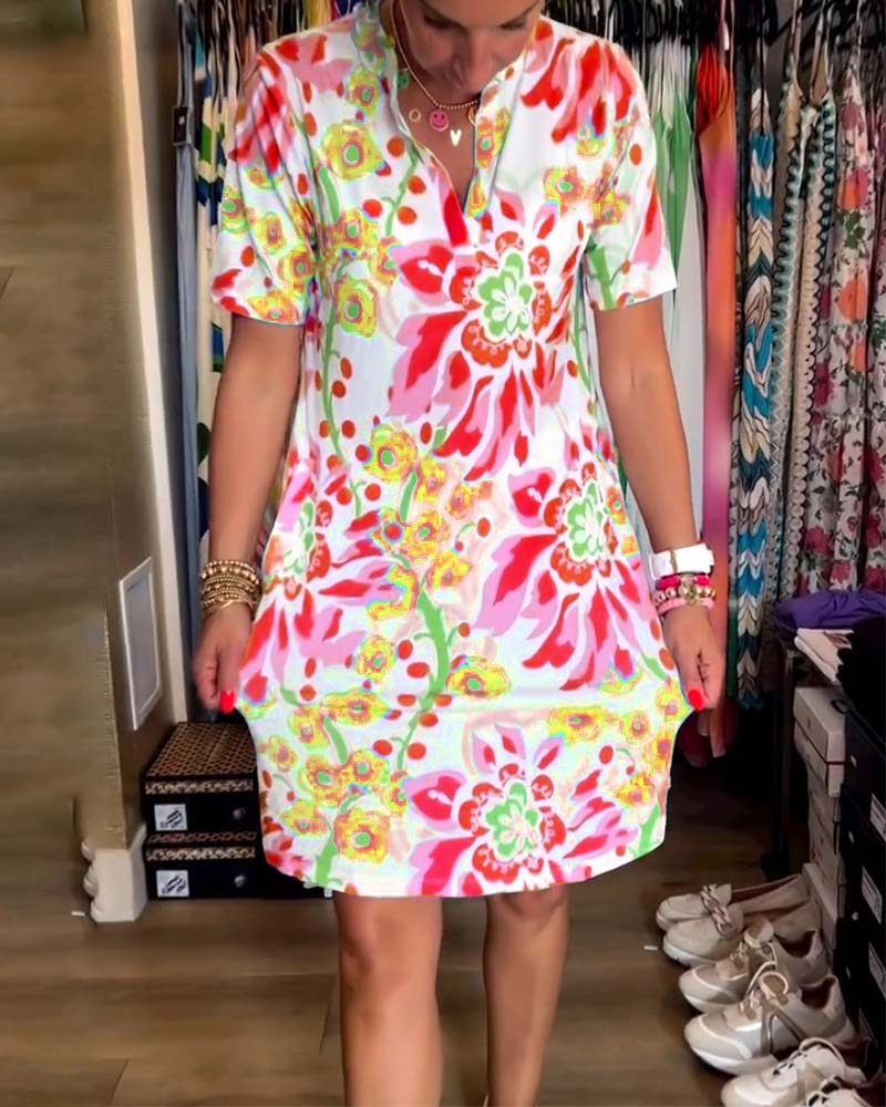 Valenzora | Women's Floral Pattern Dress