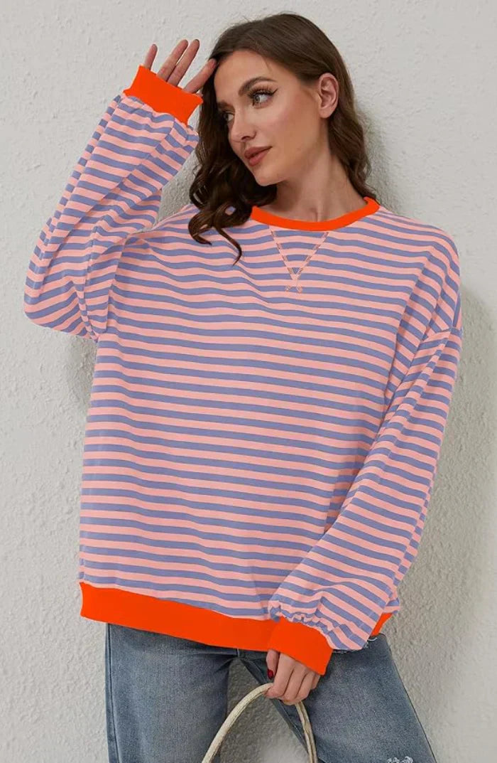Valenzora | Comfortable striped sweater