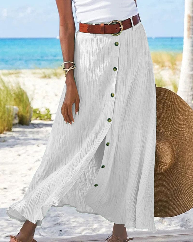 Valenzora | Long skirt with buttons