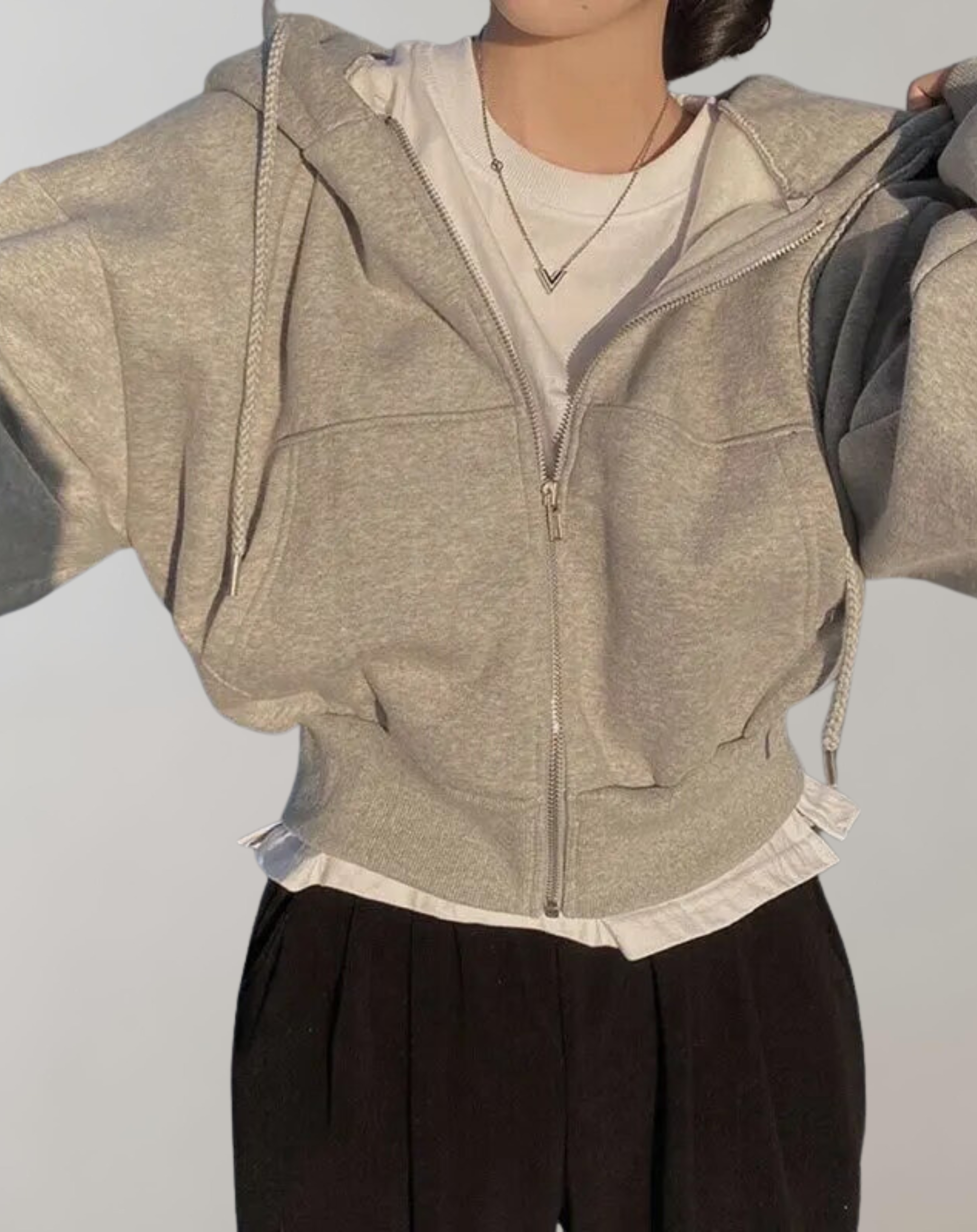 Valenzora – Damen Kapuzenpullover einfarbig