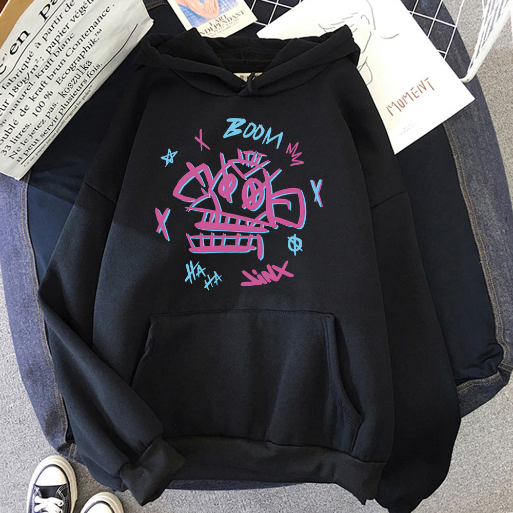 Valenzora | Arcane Hoodie Harajuku Style Jinx und Ekko