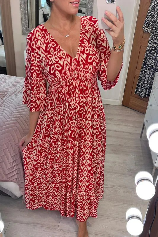 Vintage-Eleganz-Kleid