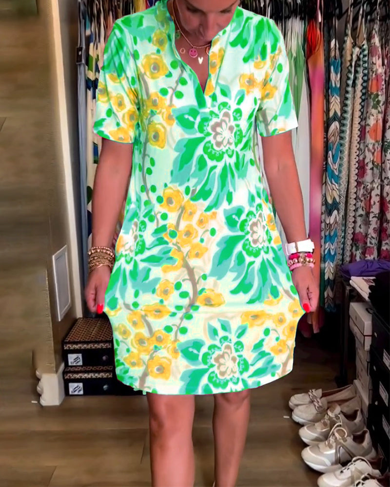 Valenzora | Women's Floral Pattern Dress