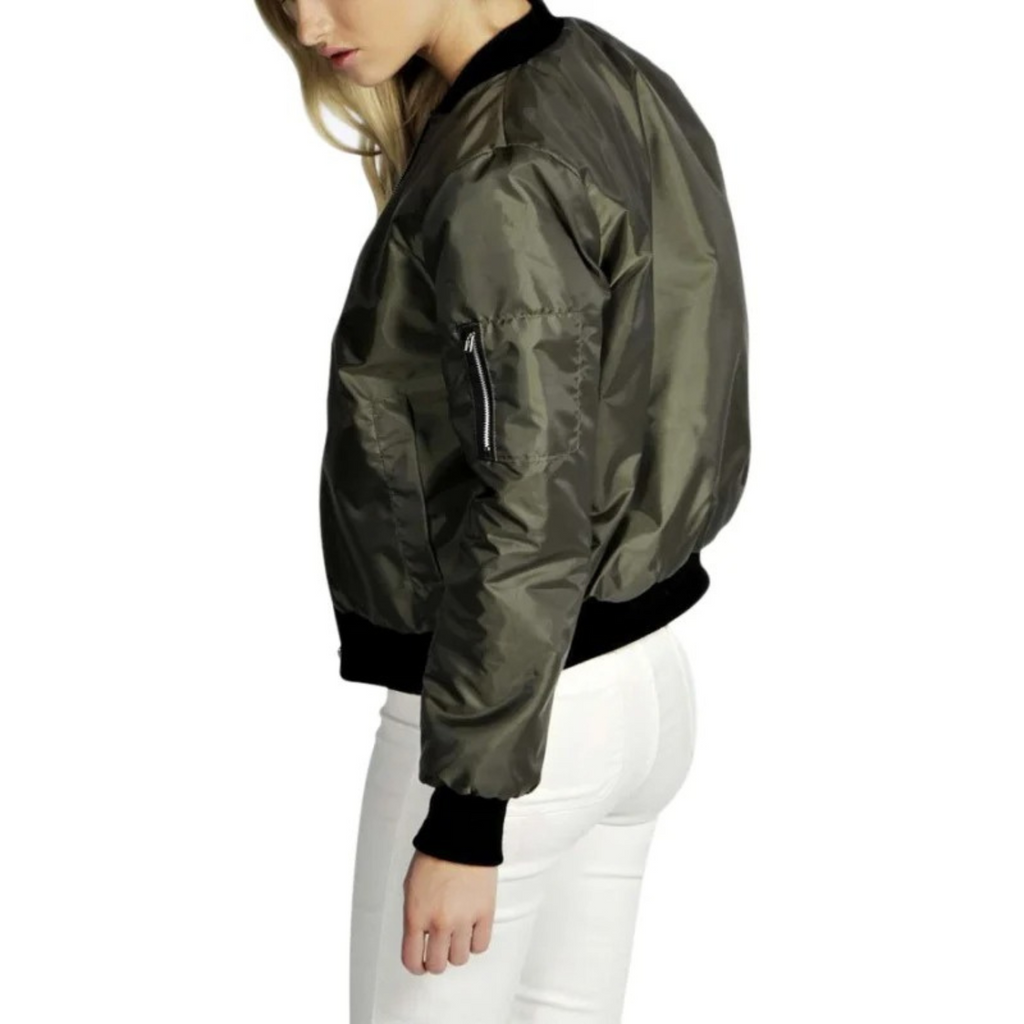 Valenzora | Green O-Neck Waterproof Windproof Women's Summer Jacket