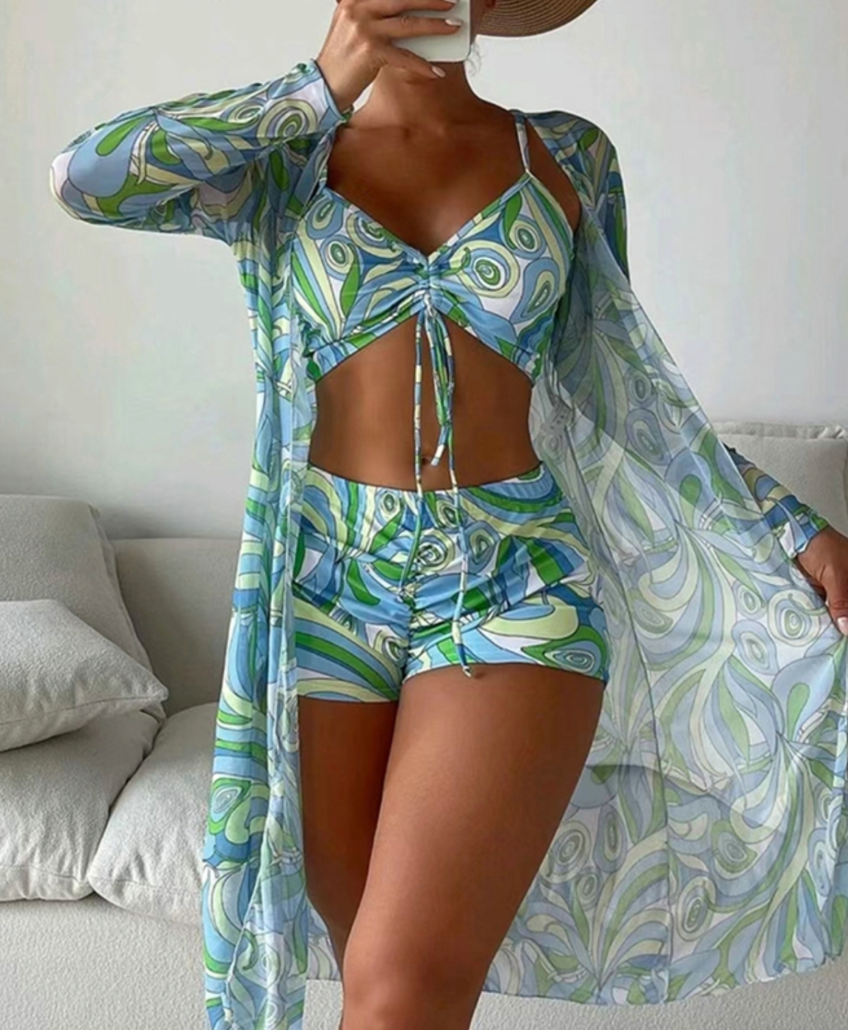 Valenzora 1-teiliger Bikini-Set | Demi-Set