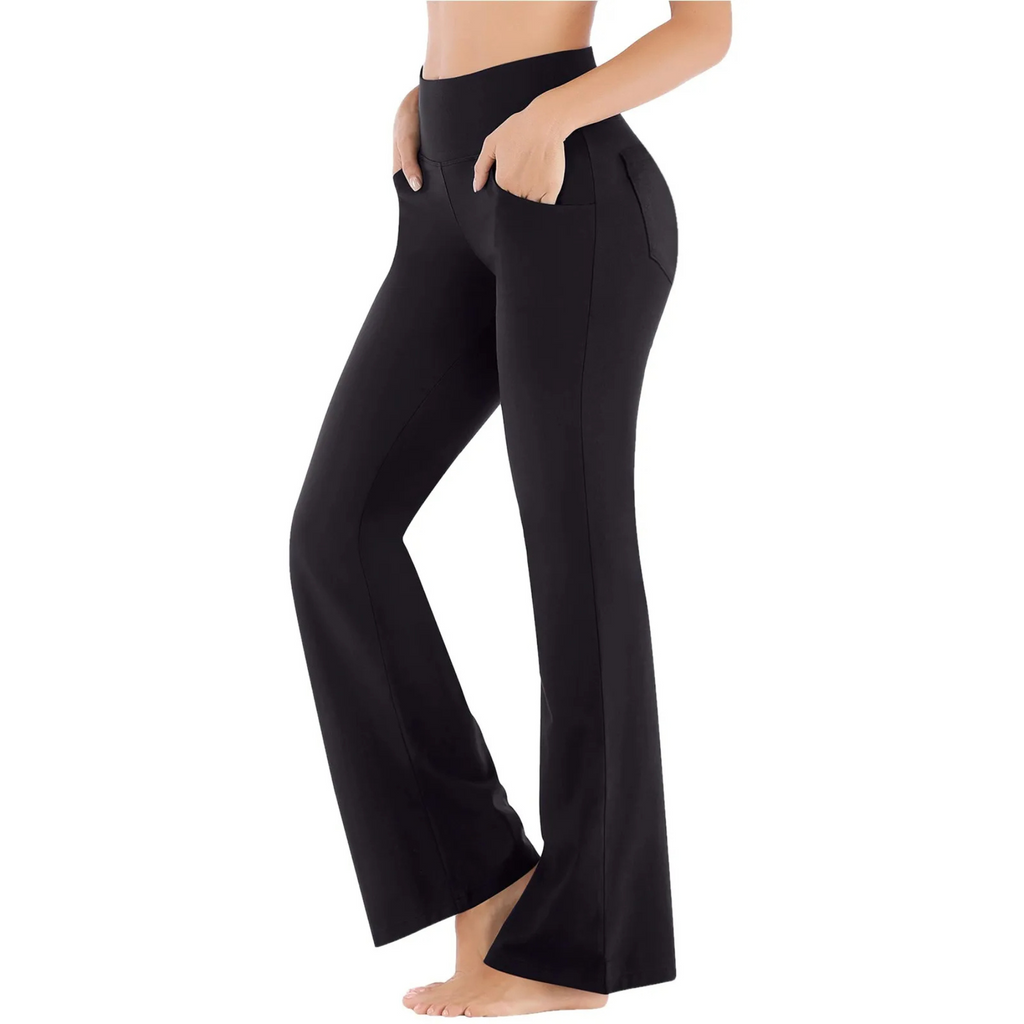 Valenzora | Sporty flared trousers with high waist