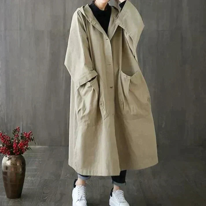 Valenzora | Oversized trench coat for autumn