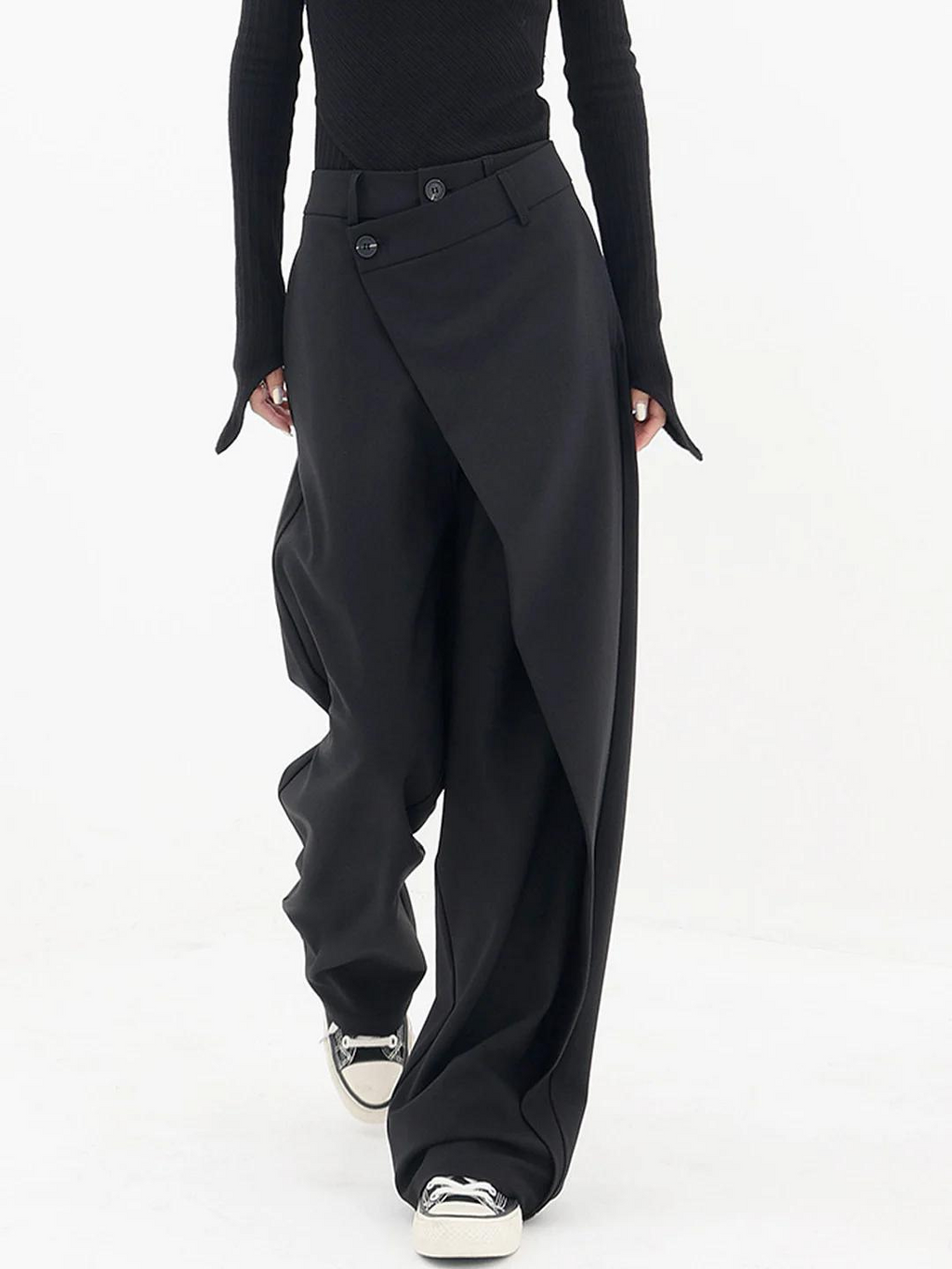 ANNA™ - Asymmetric baggy trousers